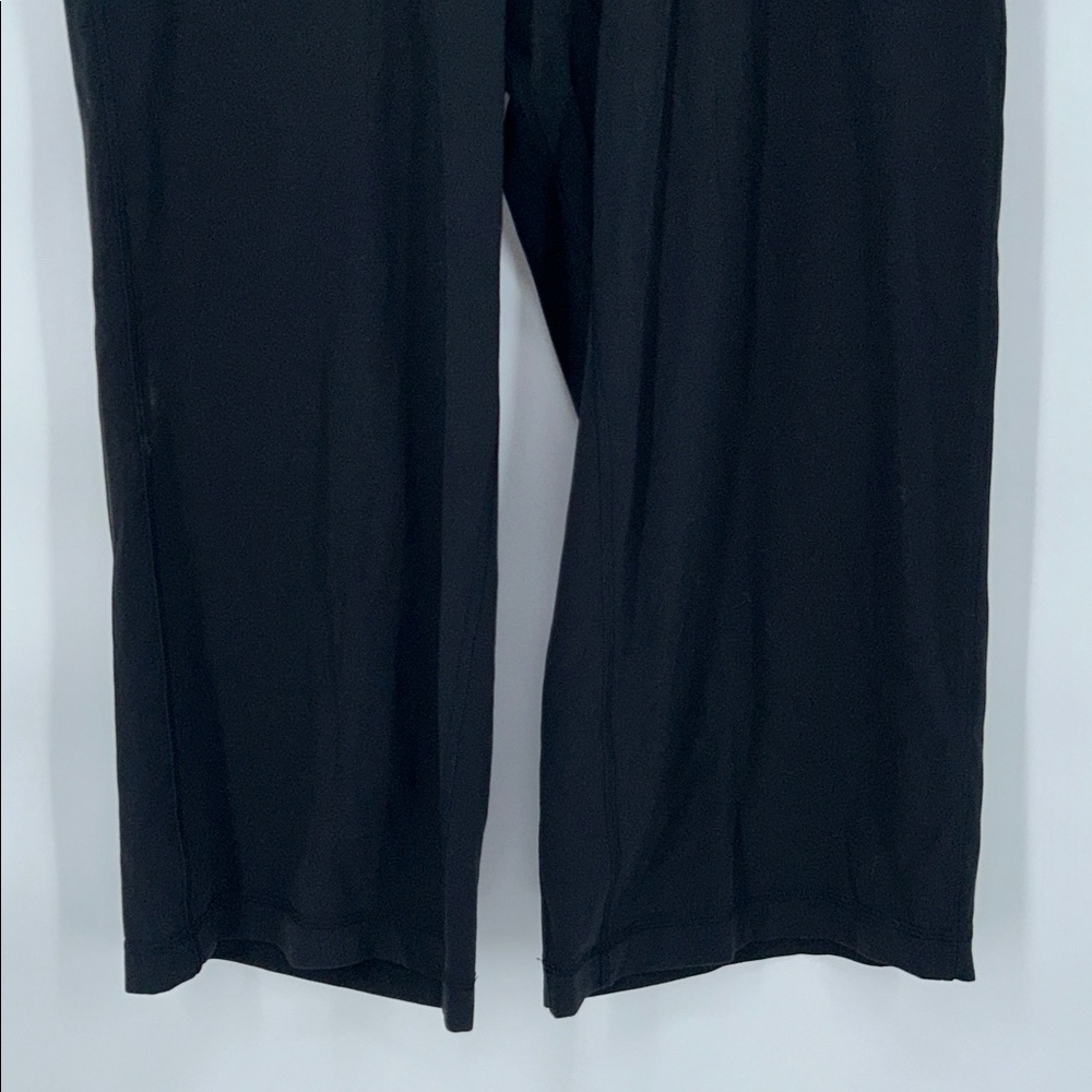 Lululemon Align Wide-Leg Crop Pants Black Size 10 | Nulu High-Rise Yoga - Picture 6 of 13